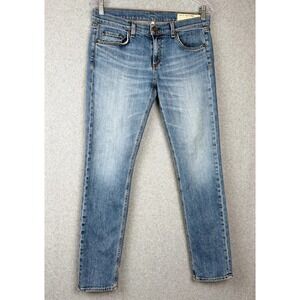 Rag and Bone The Dre Womens Jeans Size 28 Blue Wash Stretch Denim Made USA